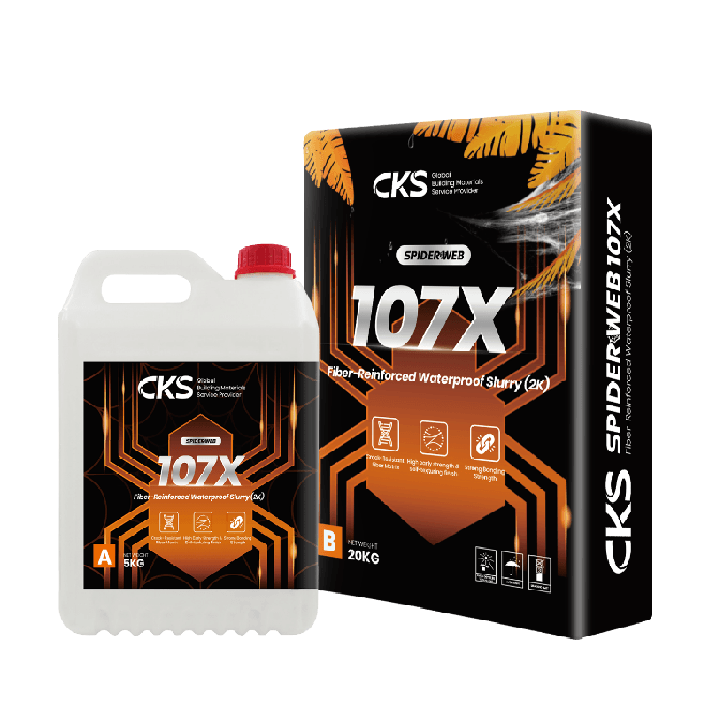 SpiderWeb 107X Fiber-Reinforced Waterproof Slurry(2K)