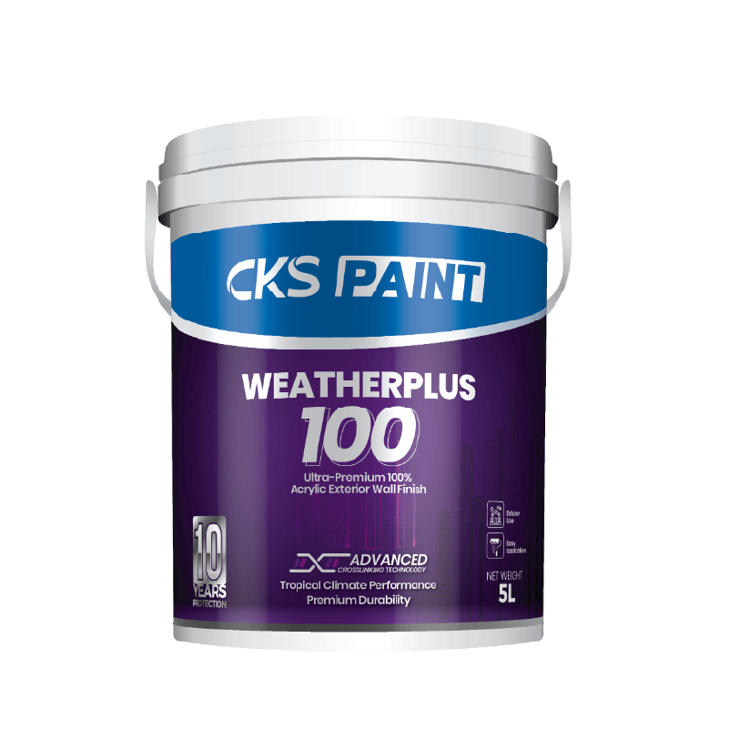 WeatherPlus 100  Ultra-Premium 100% Acrylic Exterior Wall Finish