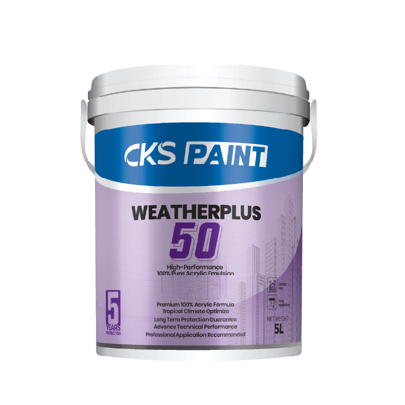 WeatherPlus 50 High-Performance 100% Pure Acrylic Emulsion