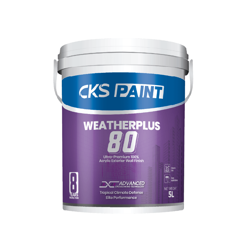 WeatherPlus 80 Ultra-Premium 100% Acrylic Exterior Wall Finish