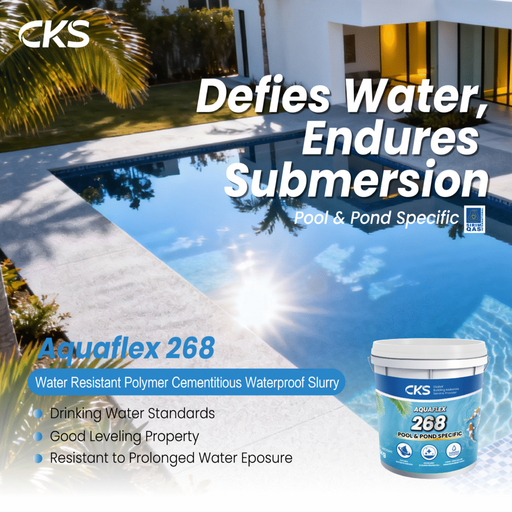 Aquaflex 268 Water Resistant Polymer Cementitious Waterproof Slurry