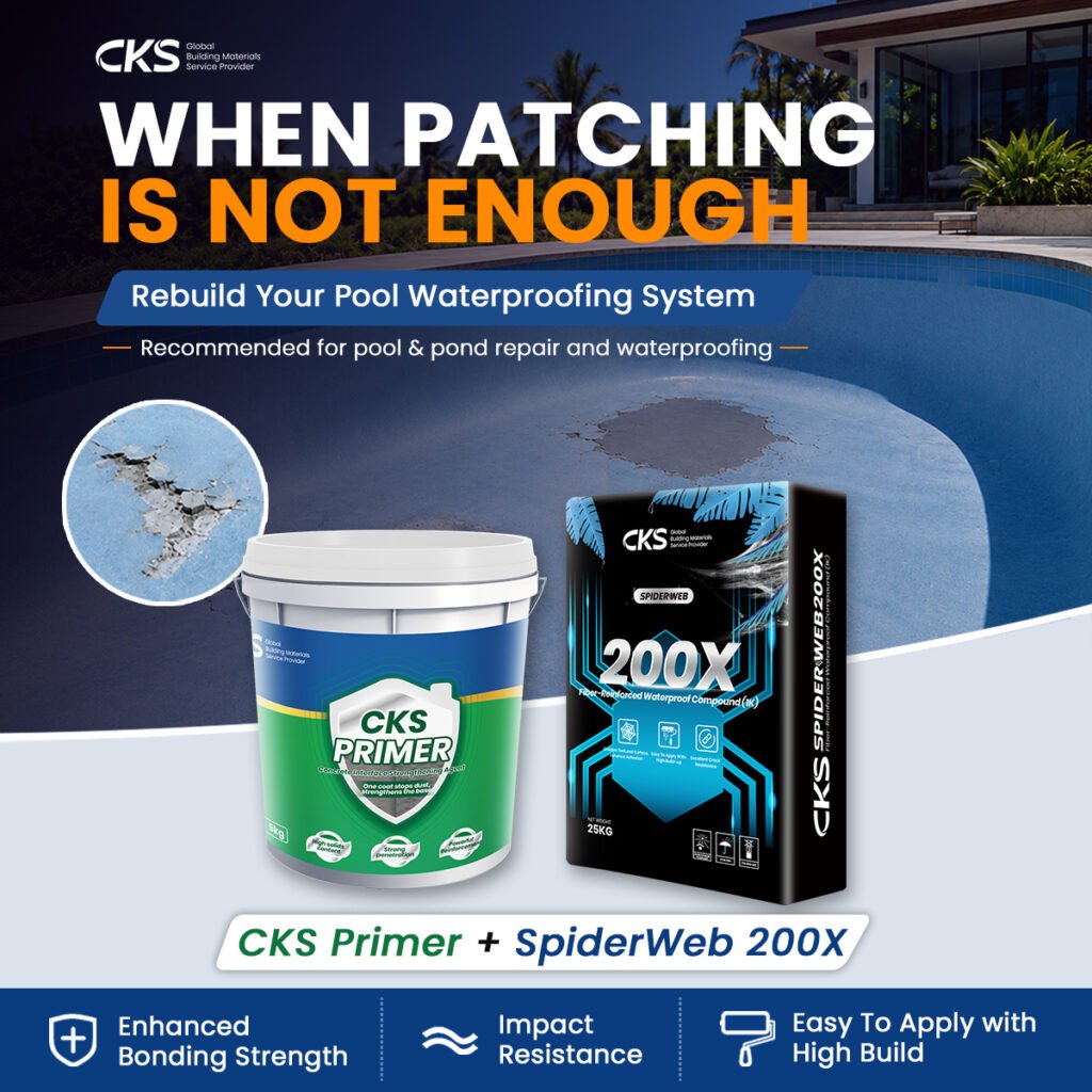 Pools & Ponds Repair and Waterproofing Solution