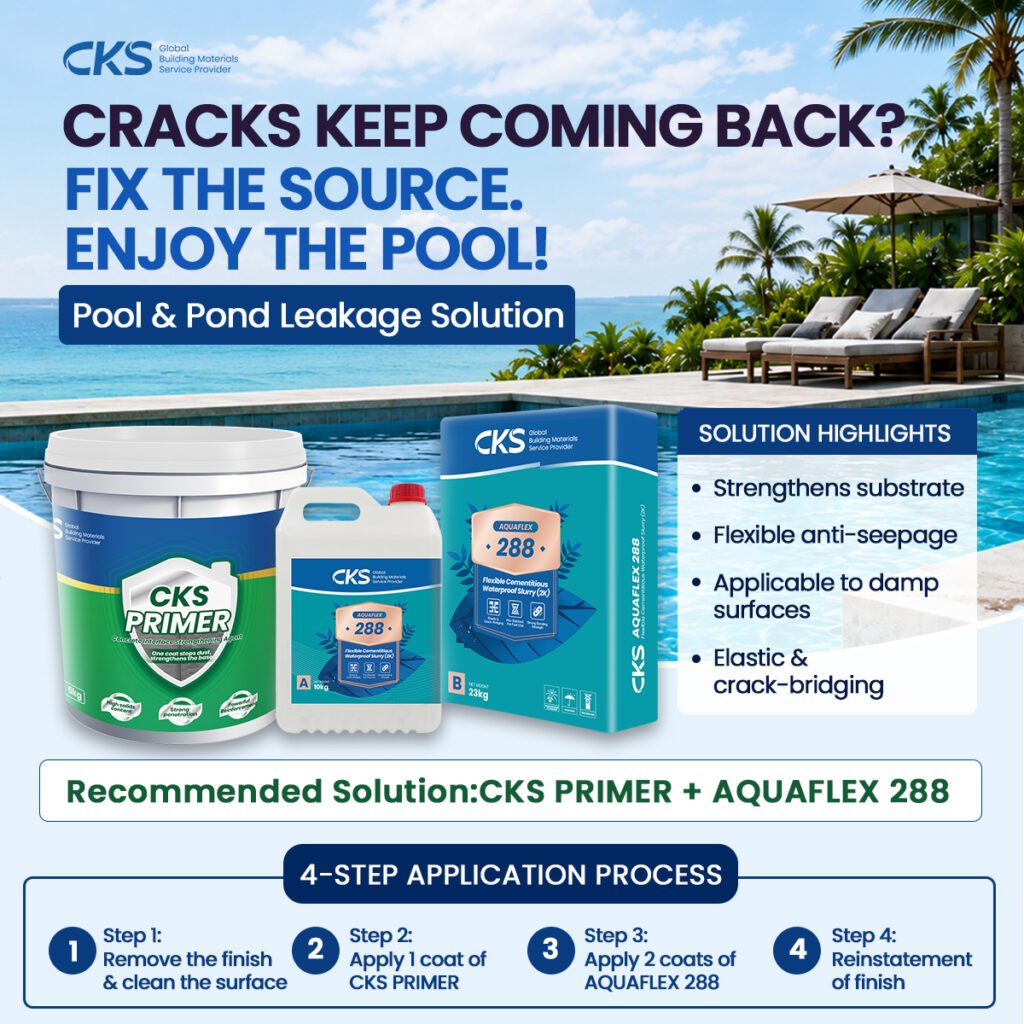 Pool & Pond Leakage Solution